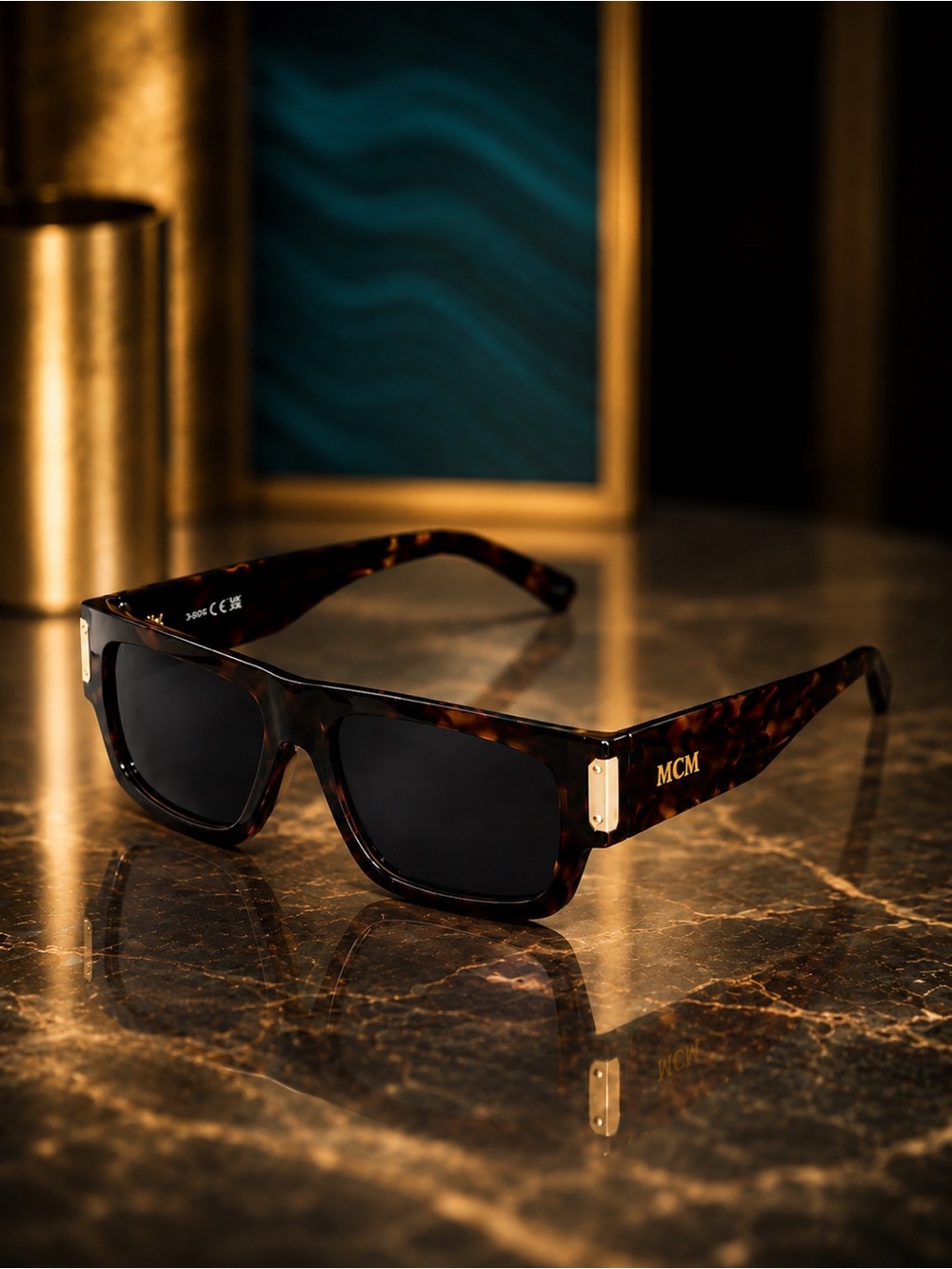 MCM Tortoise Oversized Sunglasses | Brown Gradient Lens | Brand New | Full Set